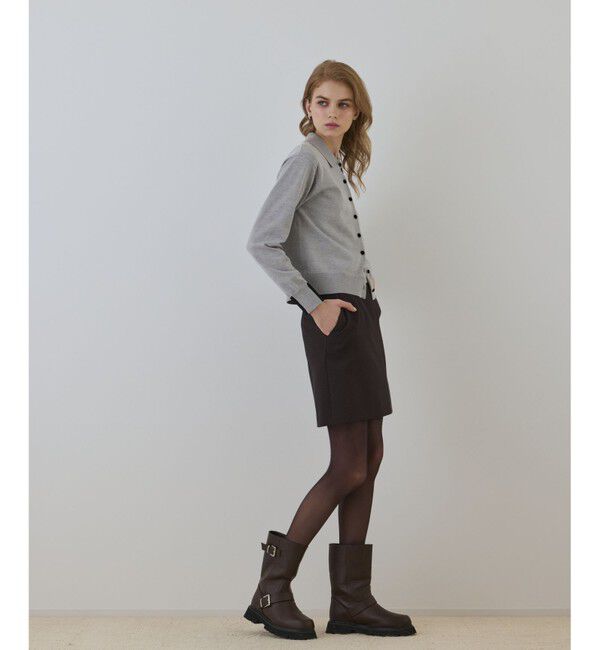 Diagram「バイカラーロゴニットカーディガン」|カーディガン|