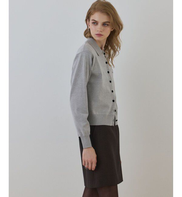 Diagram「バイカラーロゴニットカーディガン」|カーディガン|