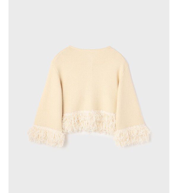 Grace Class「ラメフェザーフリンジカーディガン」|カーディガン|