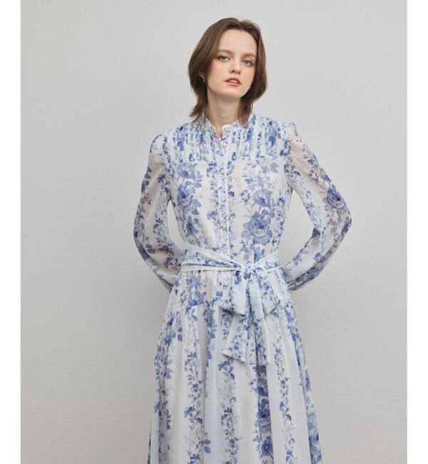 Diagram「フラワープリントティアードワンピース」|ワンピース|