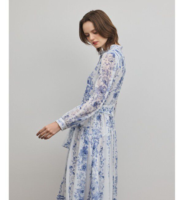 Diagram「フラワープリントティアードワンピース」|ワンピース|