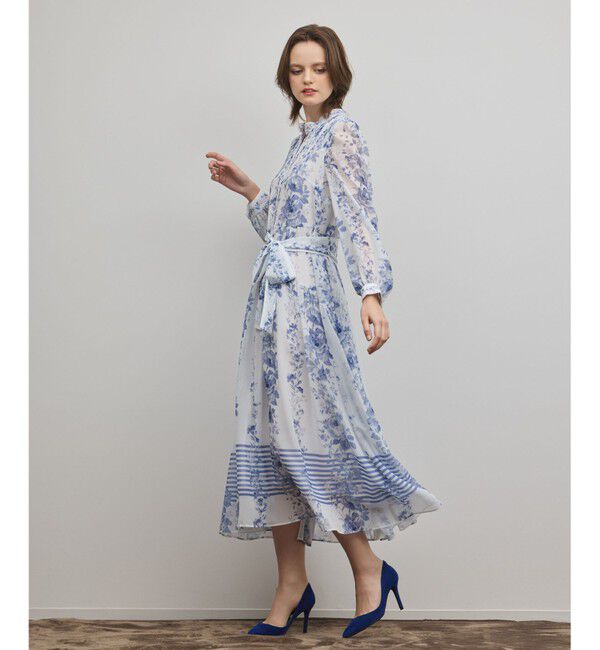 Diagram「フラワープリントティアードワンピース」|ワンピース|