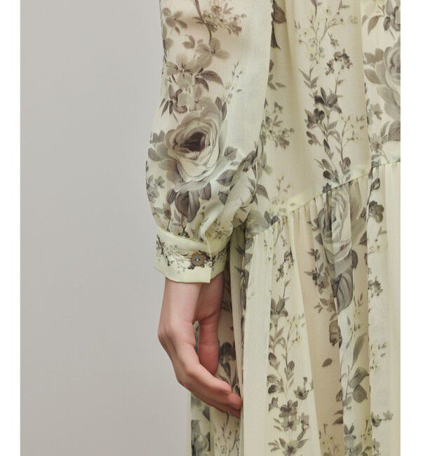 Diagram「フラワープリントティアードワンピース」|ワンピース|