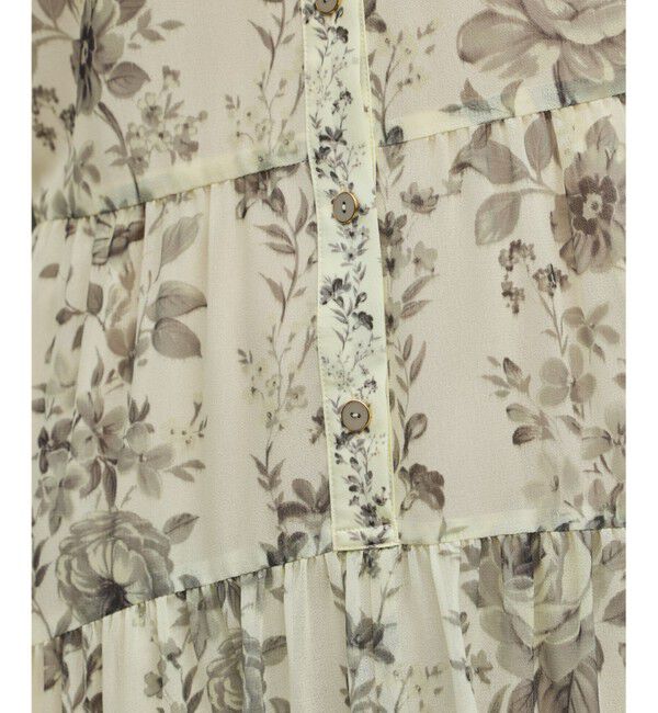 Diagram「フラワープリントティアードワンピース」|ワンピース|