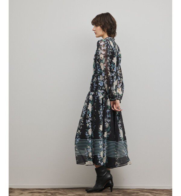 Diagram「フラワープリントティアードワンピース」|ワンピース|