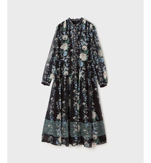 Diagram「フラワープリントティアードワンピース」|ワンピース|