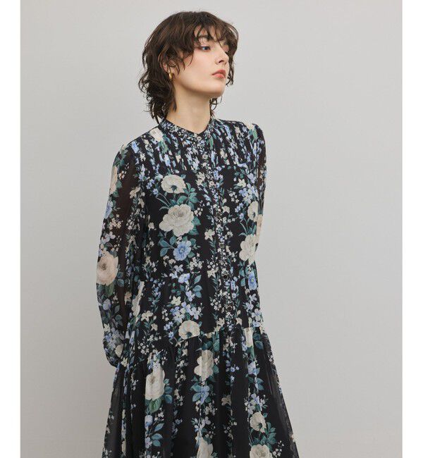 Diagram「フラワープリントティアードワンピース」|ワンピース|