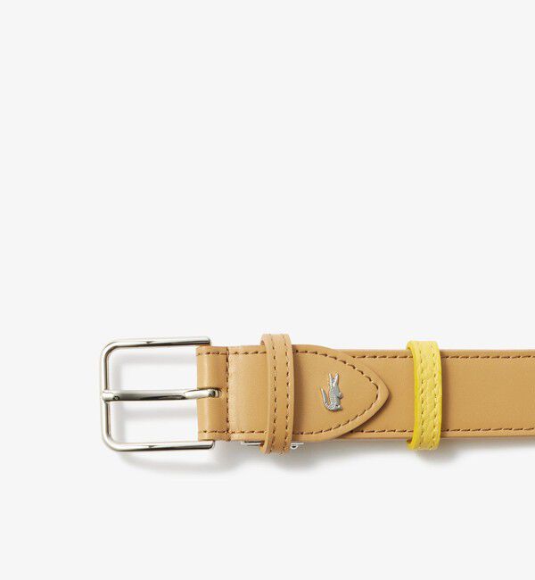 LACOSTE「バイカラーリバーシブルレザーベルト」|ベルト|