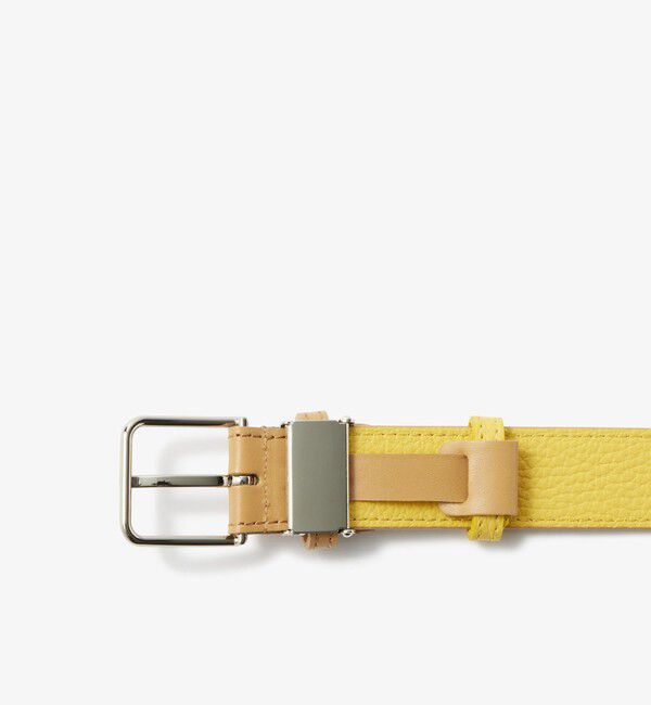 LACOSTE「バイカラーリバーシブルレザーベルト」|ベルト|