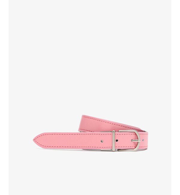 LACOSTE「スムース/シュリンク　リバーシブルベルト」|ベルト|ピンク