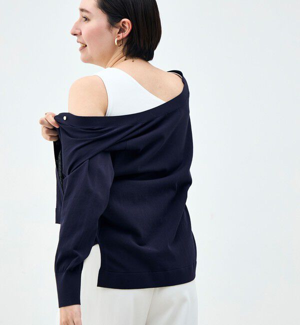 NOLLEY'S「《手洗い可能》アシメントリーカップ付きタンクトップ」|タンクトップ|