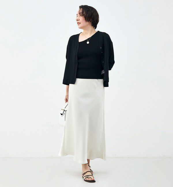 NOLLEY'S「《手洗い可能》アシメントリーカップ付きタンクトップ」|タンクトップ|