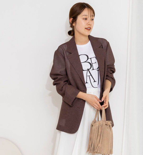 NOLLEY'S「ウォッシャブルカラミオーバージャケット」|テーラードジャケット|