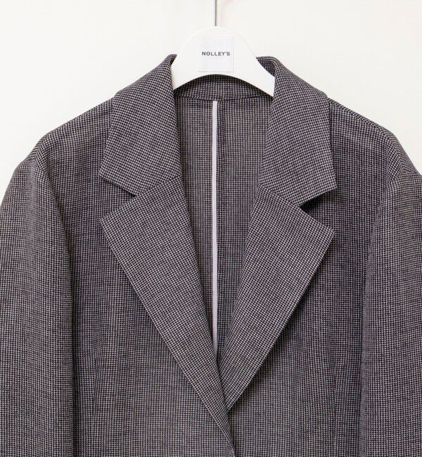 NOLLEY'S「ウォッシャブルカラミオーバージャケット」|テーラードジャケット|