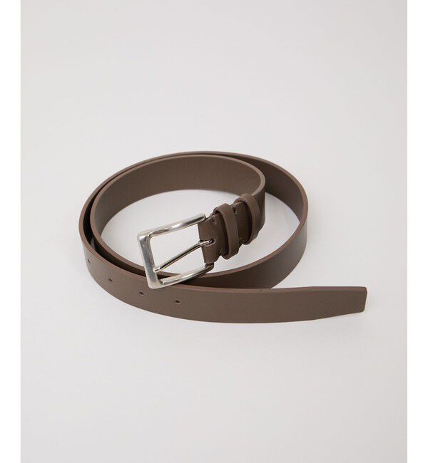 SALON adam et rope'「【W S（ドゥーブル）】レザースクエアバックルベルト」|ベルト|