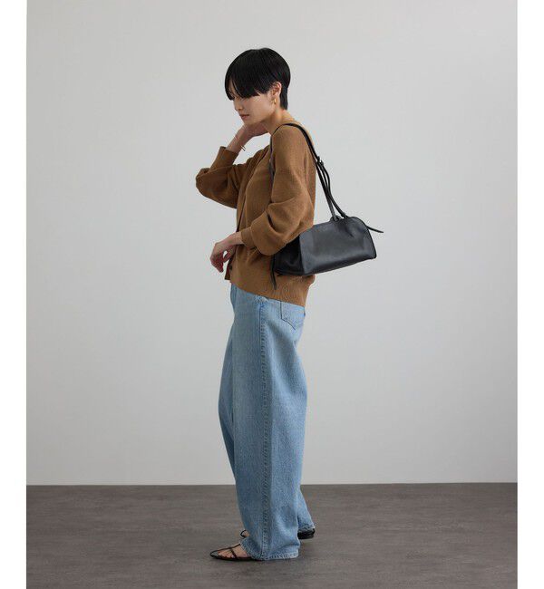 SALON adam et rope'「【WEB限定】【WS（ドゥーブル）】ナチュラルレザーロングハンドルバッグ」|ハンドバッグ|