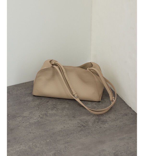 SALON adam et rope'「【WEB限定】【WS（ドゥーブル）】ナチュラルレザーロングハンドルバッグ」|ハンドバッグ|