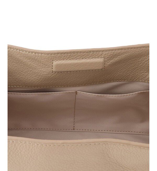 SALON adam et rope'「【WEB限定】【WS（ドゥーブル）】ナチュラルレザーロングハンドルバッグ」|ハンドバッグ|