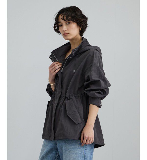 SALON adam et rope'「【WEB限定】リップストップフードブルゾン/スタンドカラーマウンテンパーカー［軽量］」|ブルゾン・スタジャン|