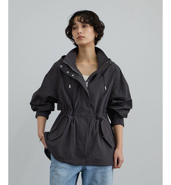 SALON adam et rope'「【WEB限定】リップストップフードブルゾン/スタンドカラーマウンテンパーカー［軽量］」|ブルゾン・スタジャン|