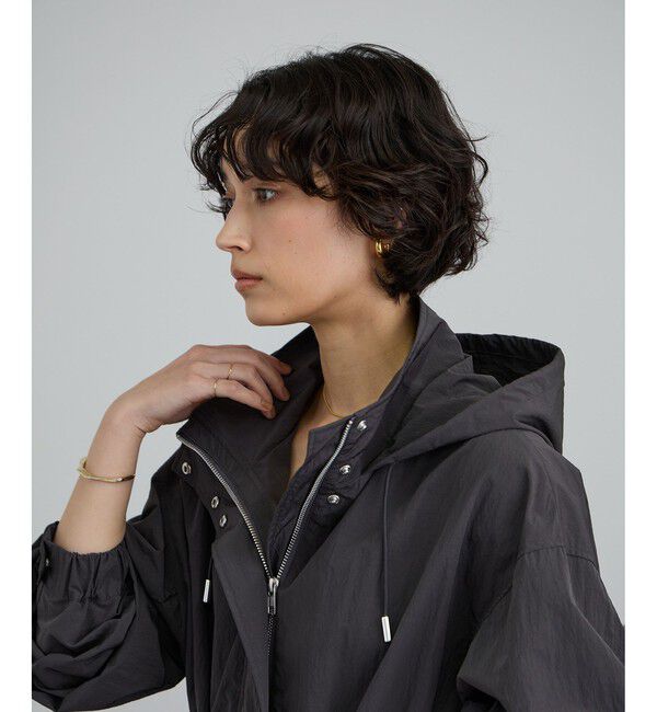 SALON adam et rope'「【WEB限定】リップストップフードブルゾン/スタンドカラーマウンテンパーカー［軽量］」|ブルゾン・スタジャン|