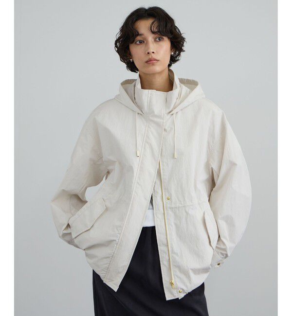 SALON adam et rope'「【WEB限定】リップストップフードブルゾン/スタンドカラーマウンテンパーカー［軽量］」|ブルゾン・スタジャン|