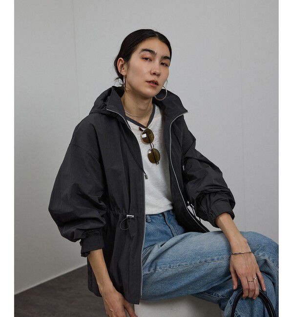 SALON adam et rope'「【WEB限定】リップストップフードブルゾン/スタンドカラーマウンテンパーカー［軽量］」|ブルゾン・スタジャン|