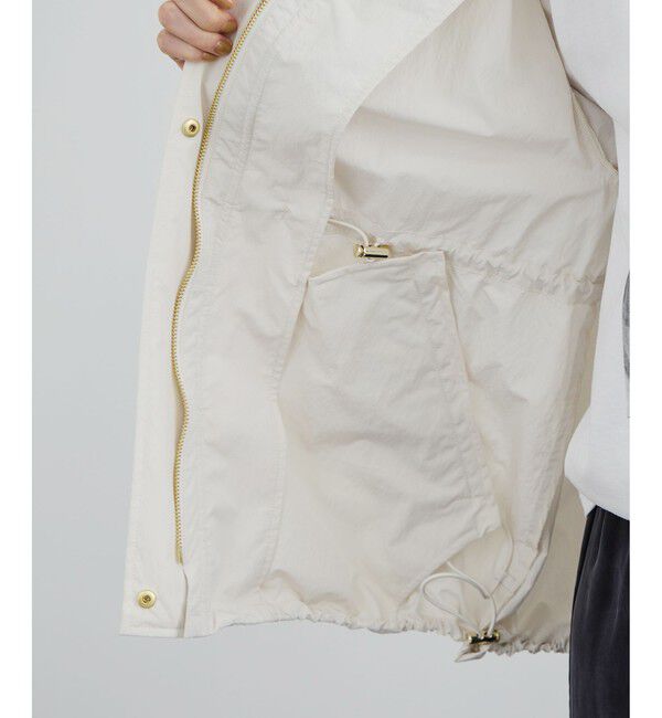 SALON adam et rope'「【WEB限定】リップストップフードブルゾン/スタンドカラーマウンテンパーカー［軽量］」|ブルゾン・スタジャン|