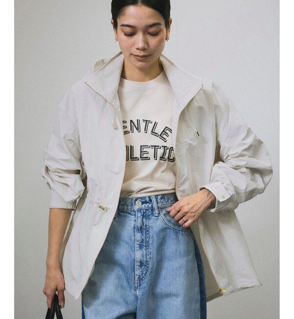 SALON adam et rope'「【WEB限定】リップストップフードブルゾン/スタンドカラーマウンテンパーカー［軽量］」|ブルゾン・スタジャン|