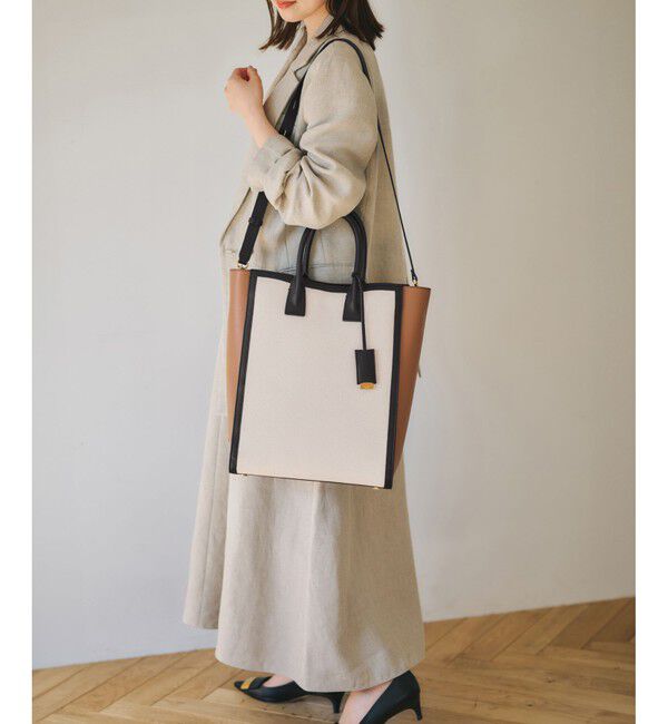 ROPE「【E'POR】I BAG Large【通勤】【A4対応】」|トートバッグ|ブラック(01)