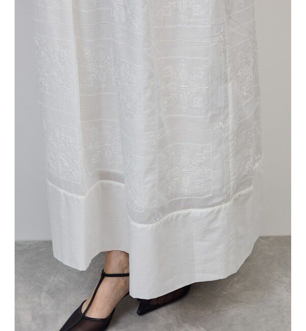 ROPE「コットンエンブロイダリーレースワンピース」|ワンピース|