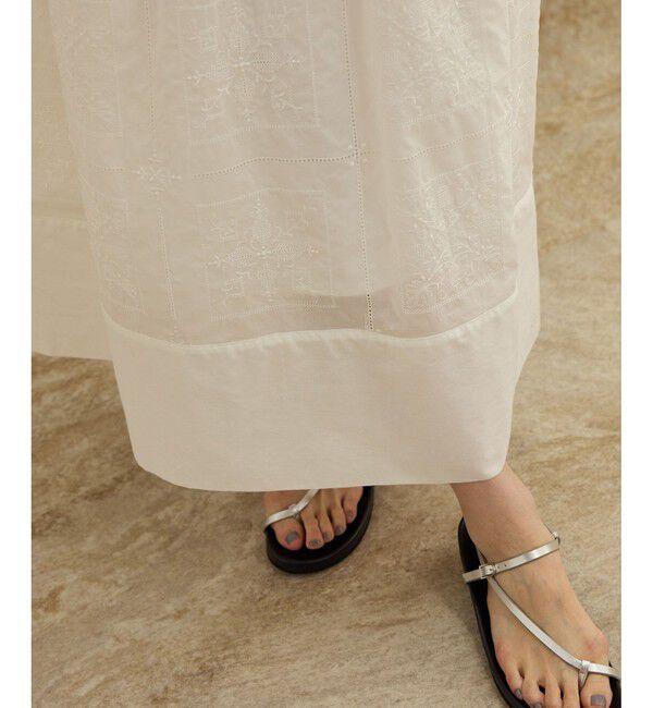 ROPE「コットンエンブロイダリーレースワンピース」|ワンピース|