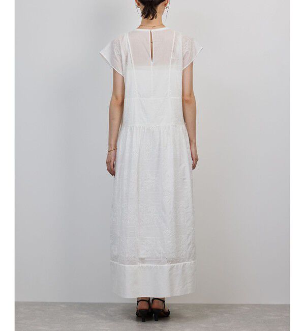 ROPE「コットンエンブロイダリーレースワンピース」|ワンピース|