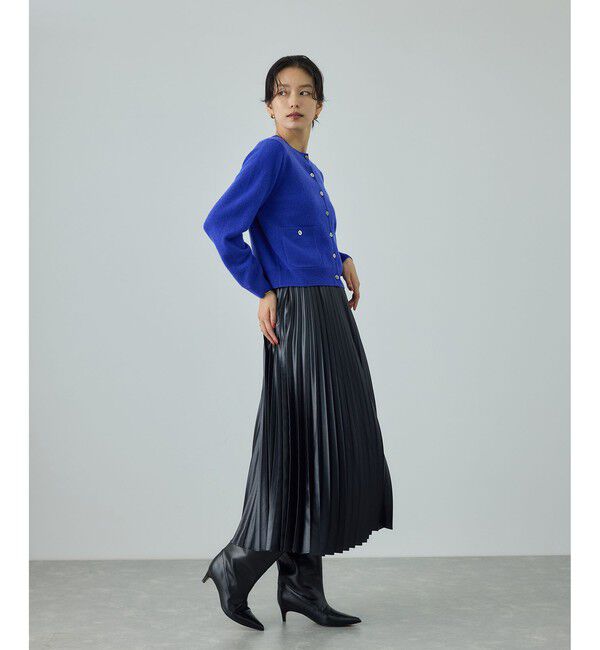 ROPE「【一部WEB限定】ウールカシミヤ ブレンドニットカーディガン/イージーケア」|カーディガン|