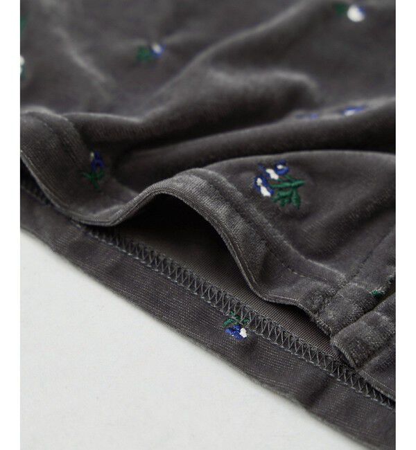 VIS「フロッキーチュール刺しゅうカーディガン/2WAY」|カーディガン|