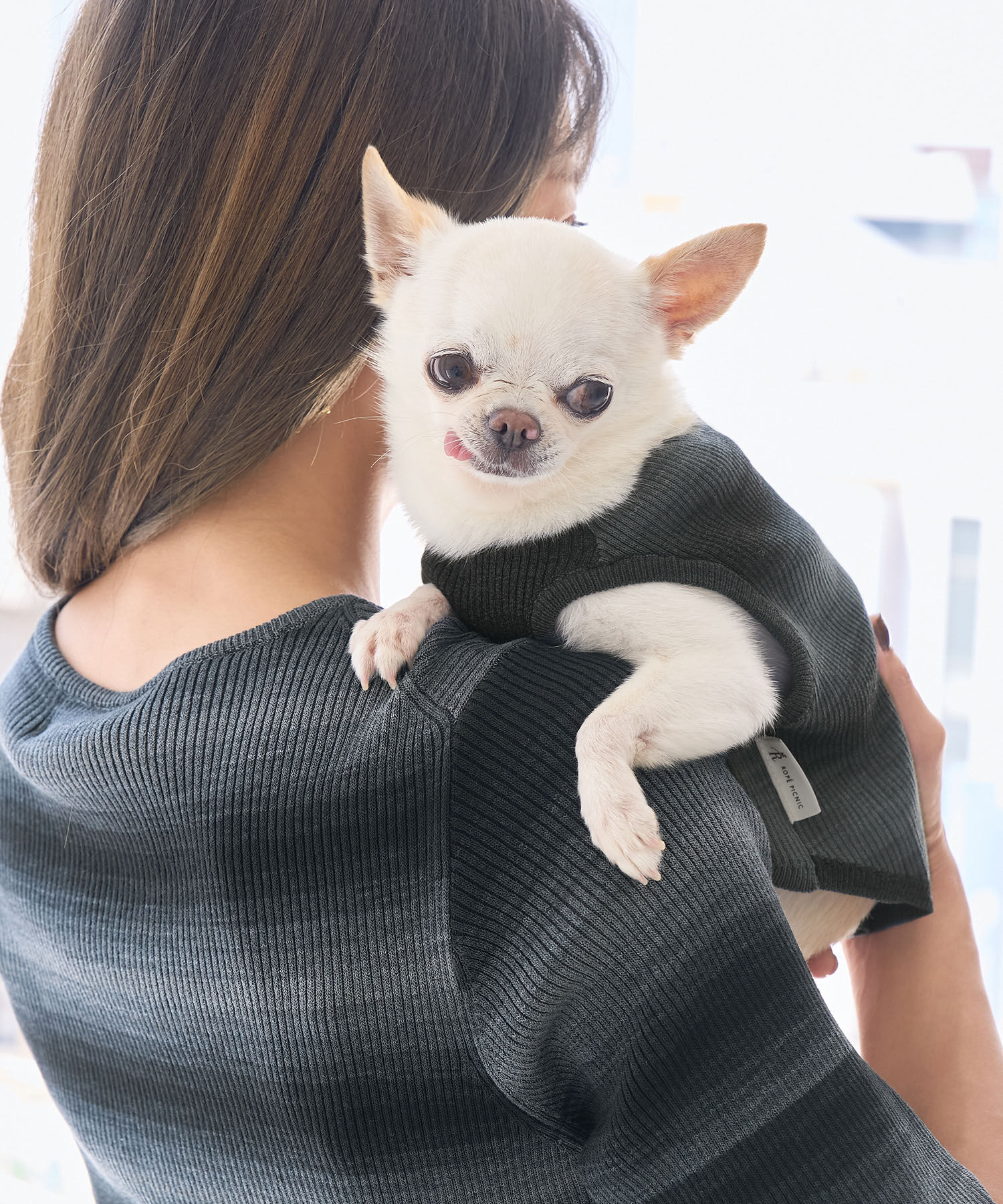 ROPE PICNIC PASSAGE「【DOG】リンクコーデ/ニットタンクトップ」|その他|