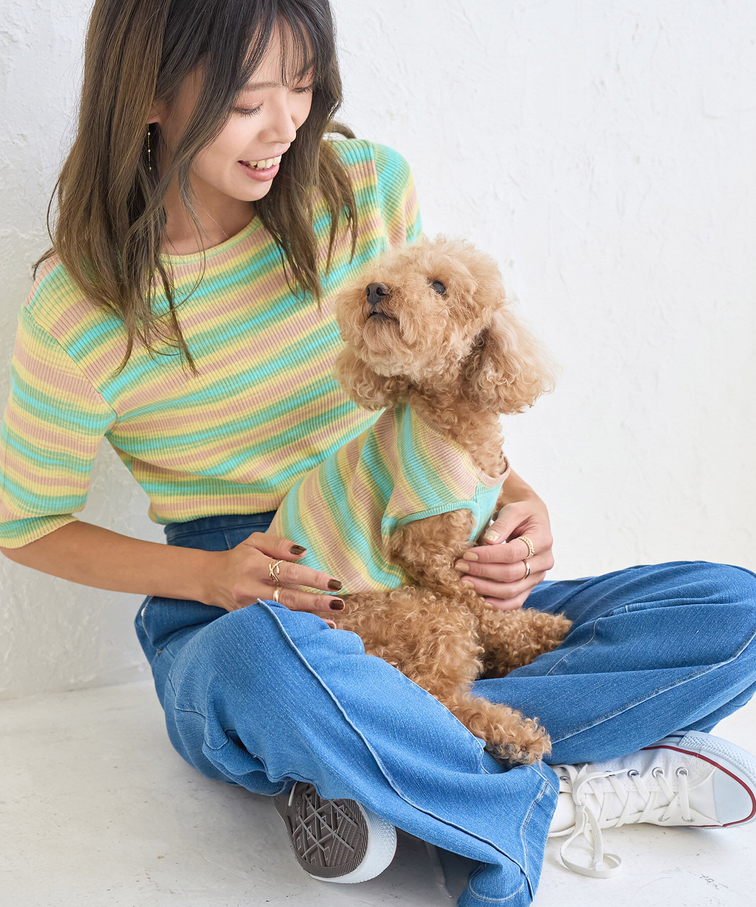 ROPE PICNIC PASSAGE「【DOG】リンクコーデ/ニットタンクトップ」|その他|