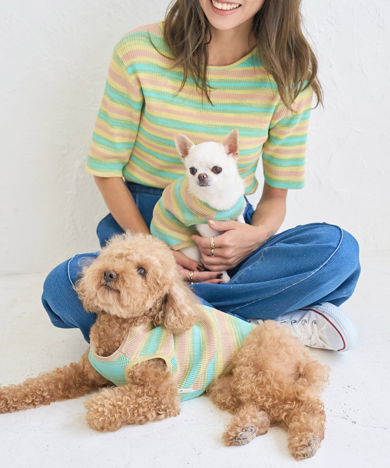 ROPE PICNIC PASSAGE「【DOG】リンクコーデ/ニットタンクトップ」|その他|