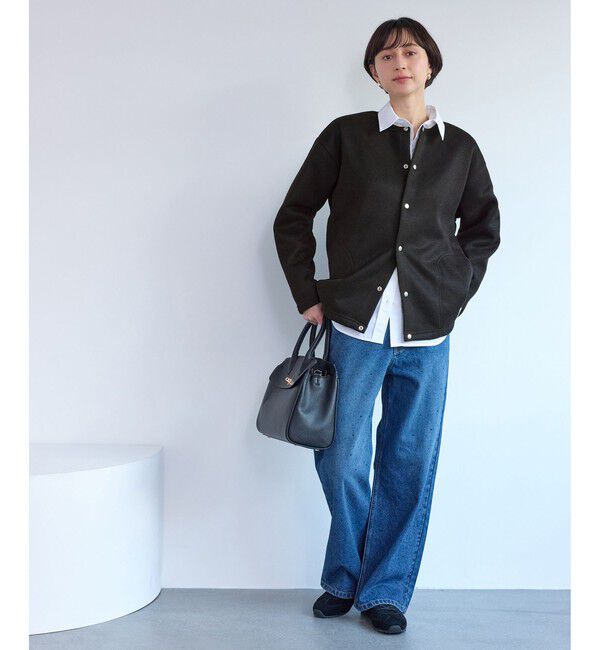 Rope&rsquo;Picnic「【DISCUS ATHLETIC/ディスカスアスレチック】裏シャギーボンディングノーカラージャケット」|カーディガン|