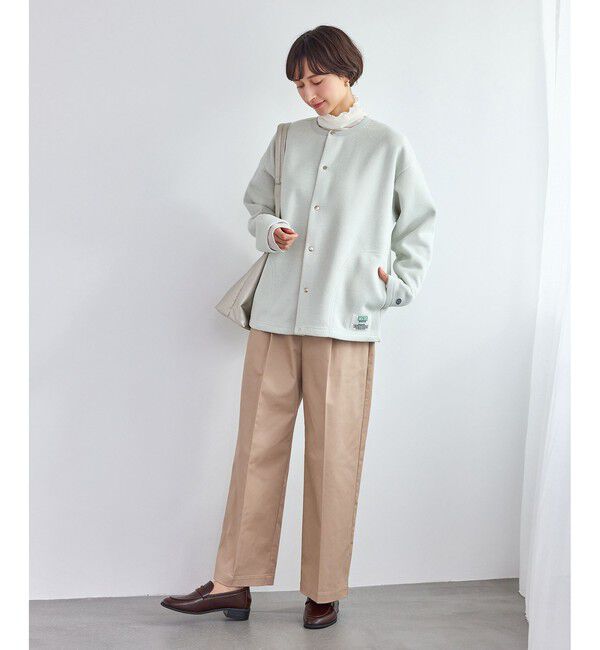 Rope&rsquo;Picnic「【DISCUS ATHLETIC/ディスカスアスレチック】裏シャギーボンディングノーカラージャケット」|カーディガン|