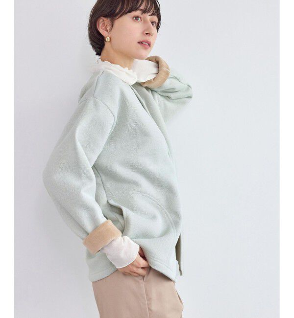 Rope&rsquo;Picnic「【DISCUS ATHLETIC/ディスカスアスレチック】裏シャギーボンディングノーカラージャケット」|カーディガン|