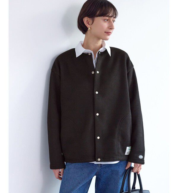 Rope&rsquo;Picnic「【DISCUS ATHLETIC/ディスカスアスレチック】裏シャギーボンディングノーカラージャケット」|カーディガン|