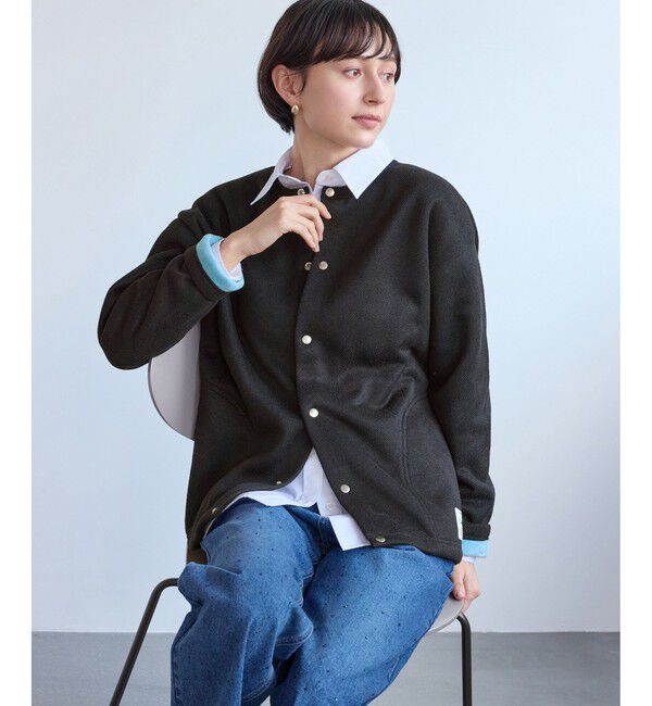 Rope&rsquo;Picnic「【DISCUS ATHLETIC/ディスカスアスレチック】裏シャギーボンディングノーカラージャケット」|カーディガン|