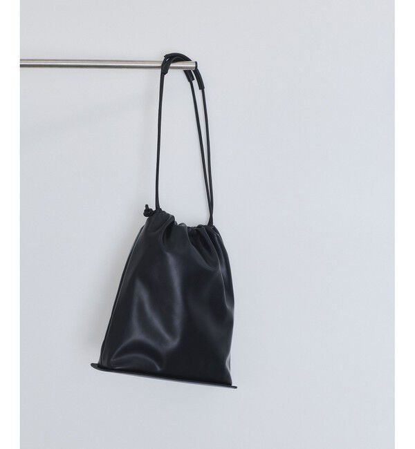 ADAM ET ROPE'「【サステナブル】アーティフシャルレザー巾着バッグ」|ショルダー・メッセンジャー|