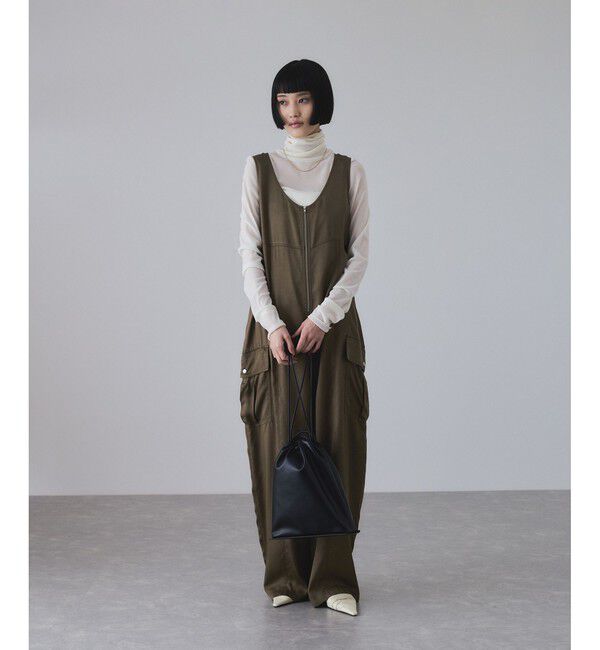 ADAM ET ROPE'「【サステナブル】アーティフシャルレザー巾着バッグ」|ショルダー・メッセンジャー|