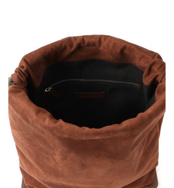 ADAM ET ROPE'「【サステナブル】アーティフシャルレザー巾着バッグ」|ショルダー・メッセンジャー|