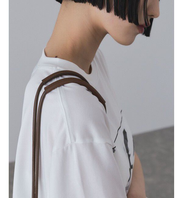 ADAM ET ROPE'「【サステナブル】アーティフシャルレザー巾着バッグ」|ショルダー・メッセンジャー|