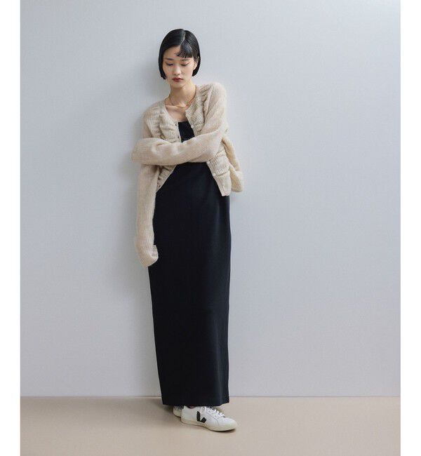 ADAM ET ROPE'「【WEB限定】ダブルモヘアシャーリングカーディガン」|カーディガン|