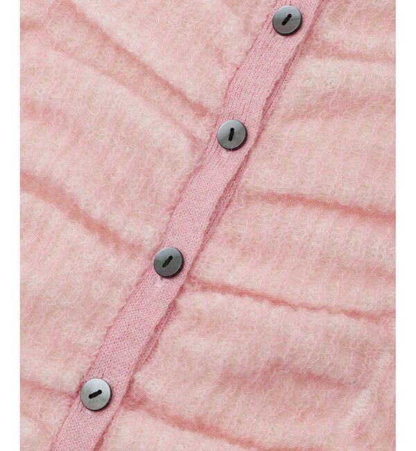 ADAM ET ROPE'「【WEB限定】ダブルモヘアシャーリングカーディガン」|カーディガン|