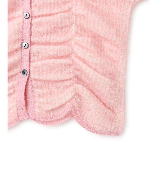 ADAM ET ROPE'「【WEB限定】ダブルモヘアシャーリングカーディガン」|カーディガン|